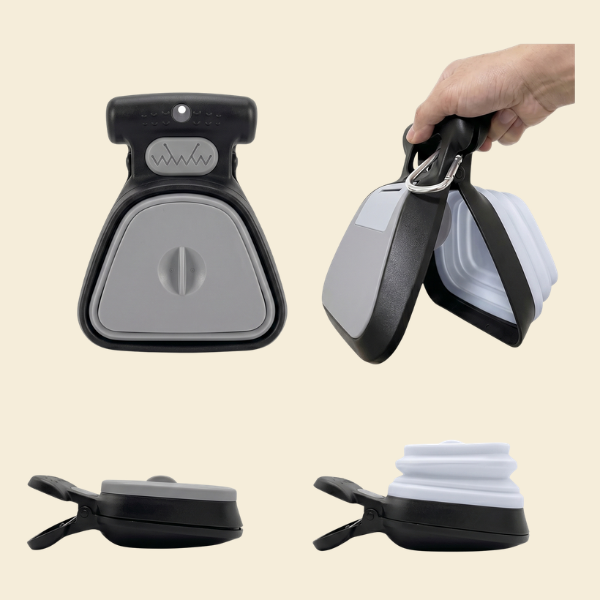 Pocket Scoop collapsibility — 4 states shown